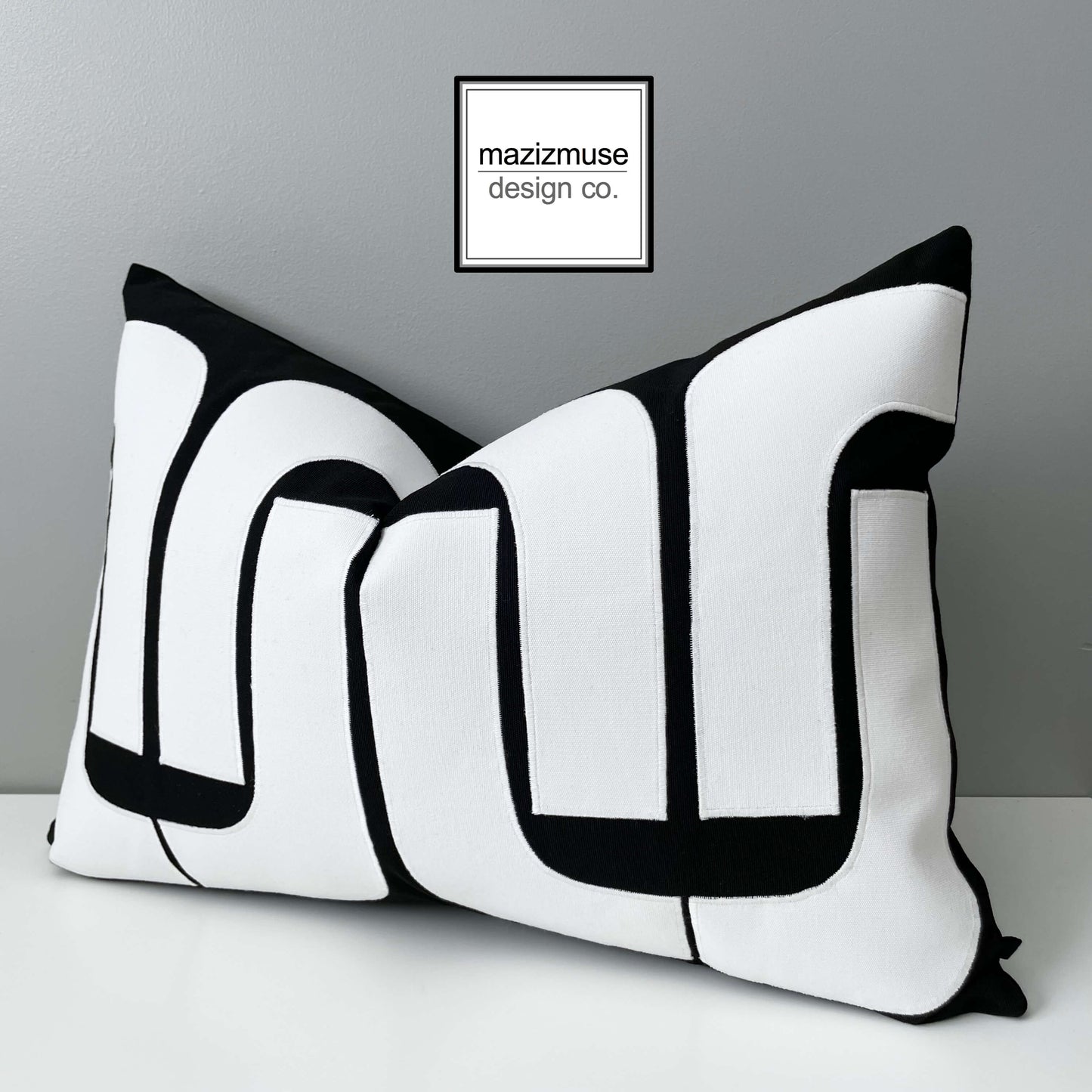Hot Pink & Orange Mod Sunbrella Pillow Cover, Retro Outdoor Cushion Cover