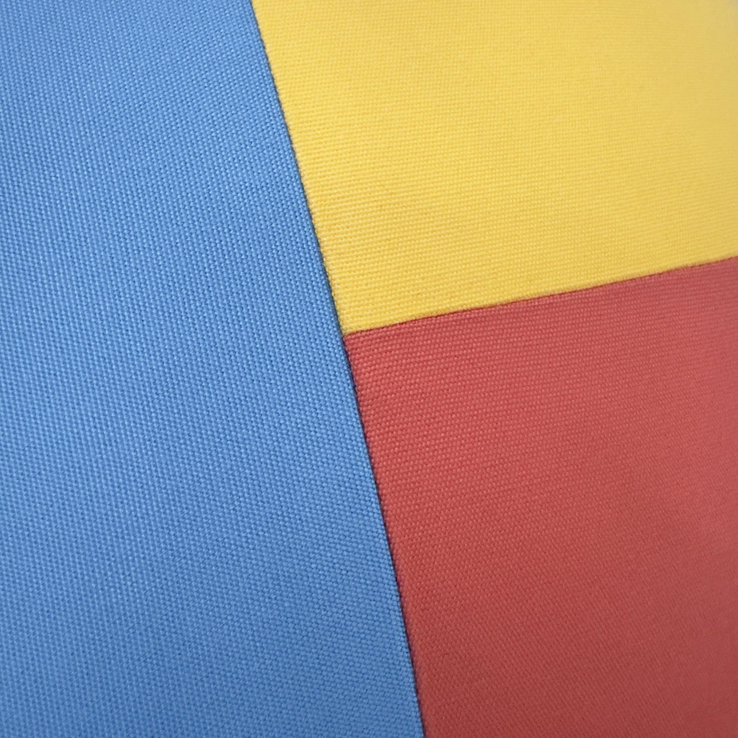 Colorful Sunbrella® Outdoor Pillow Cover in Modern Color-Block Design