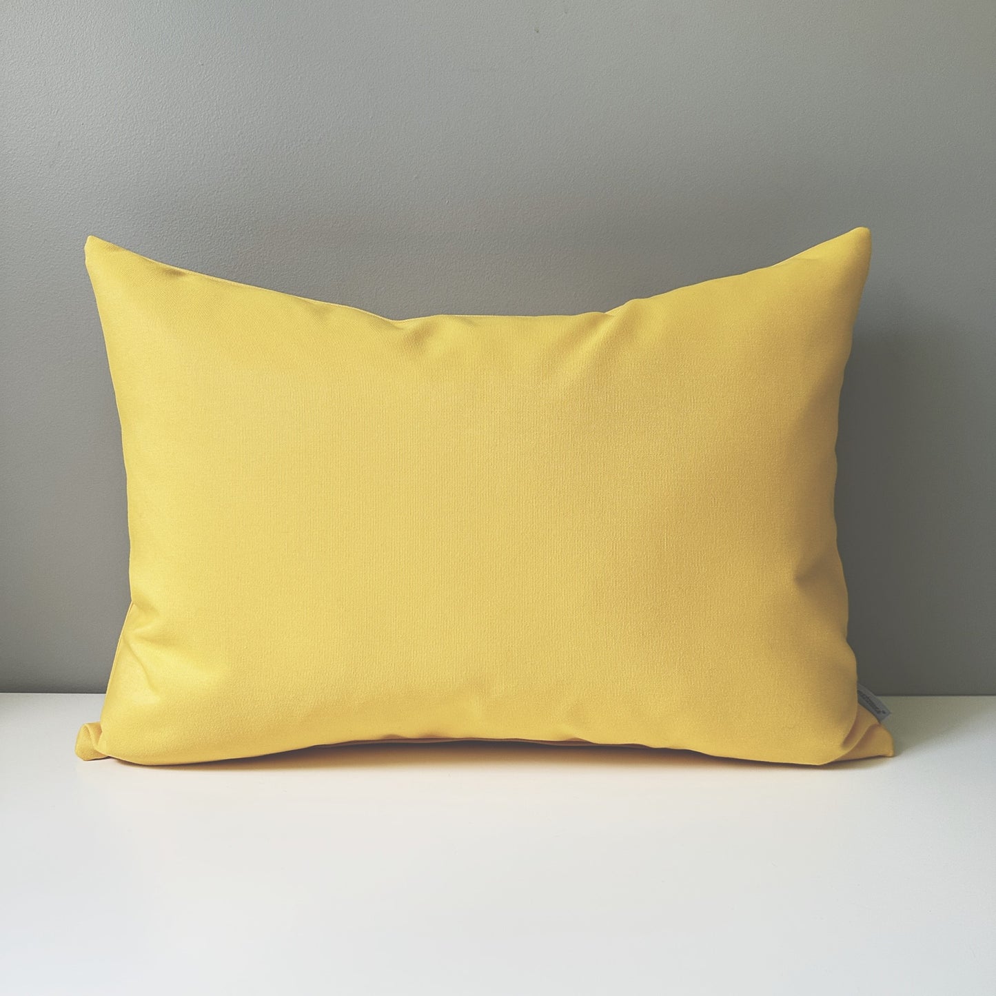 Solid Buttercup Yellow Sunbrella® Outdoor Pillow Cover