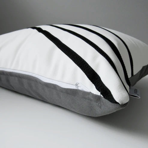 Linear Outdoor Pillow Cover, Decorative Sunbrella® Cushion Cover