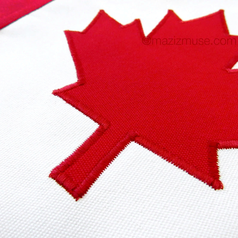 Canada Flag Pillow Cover, Maple Leaf Outdoor Sunbrella® Cushion Cover