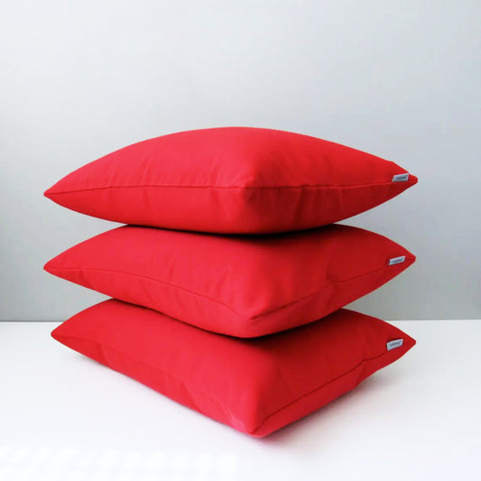 Jockey Red Sunbrella® Outdoor Pillow Cover, Decorative Toss Cushion