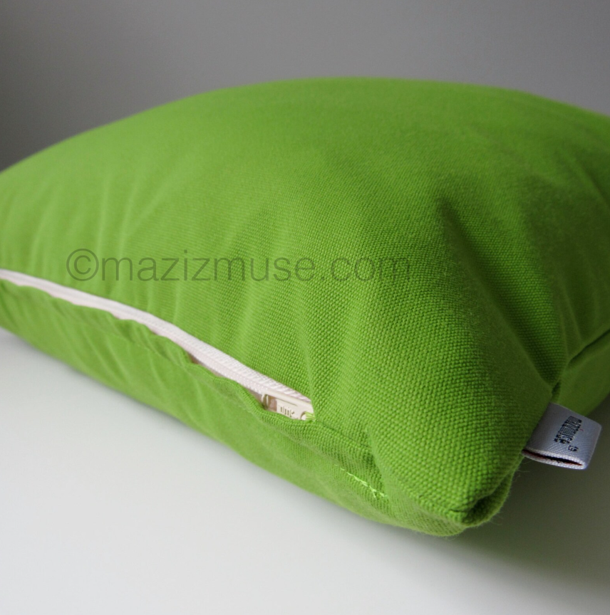 Lime Green Outdoor Sunbrella® Pillow Cover, Macaw Cushion Cover