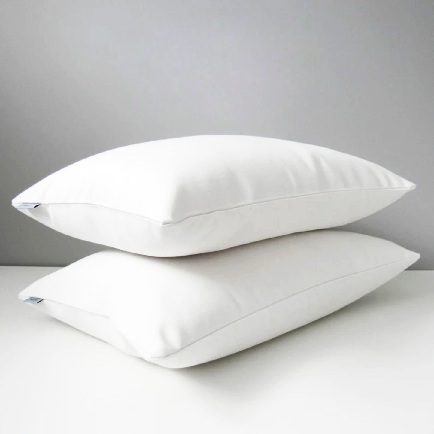 Solid White Outdoor Sunbrella® Pillow Cover