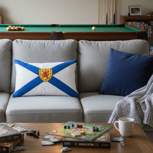Nova Scotia Flag Pillow Cover, Saltire Sunbrella® Cushion