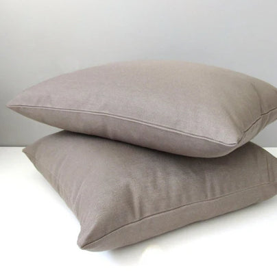 Taupe Sunbrella® Outdoor Pillow Cushion Cover