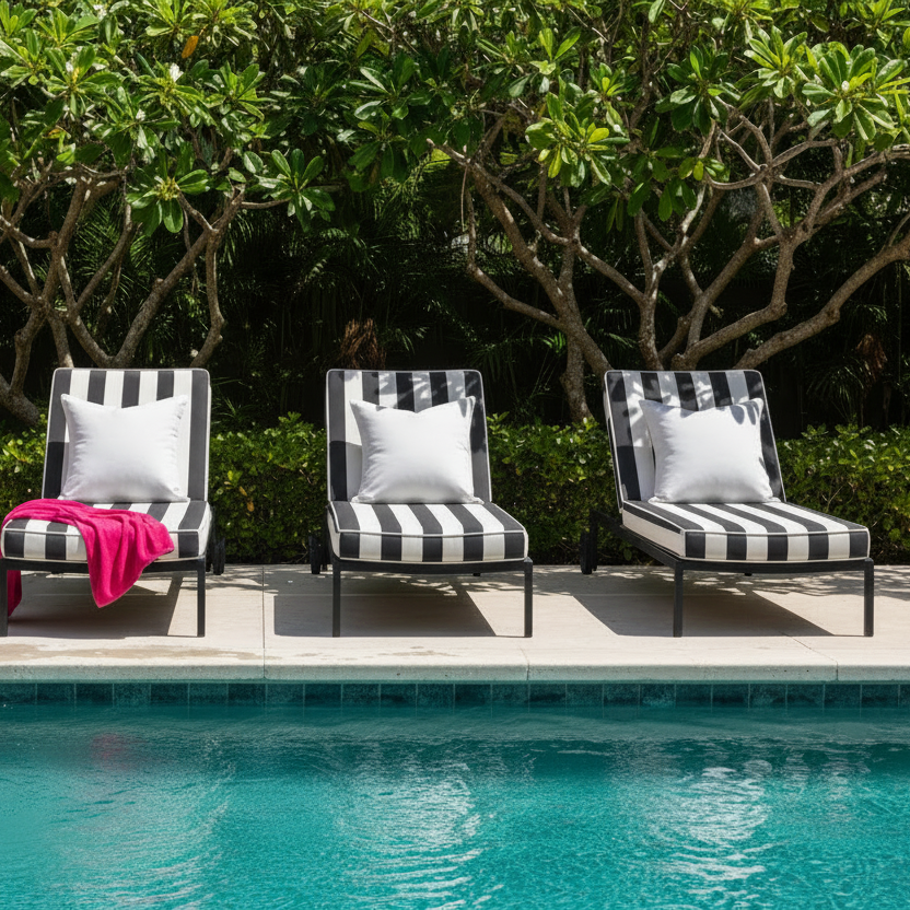 Solid White Outdoor Sunbrella® Pillow Cover