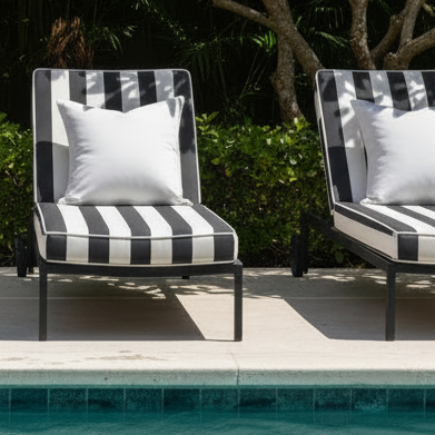 Solid White Outdoor Sunbrella® Pillow Cover