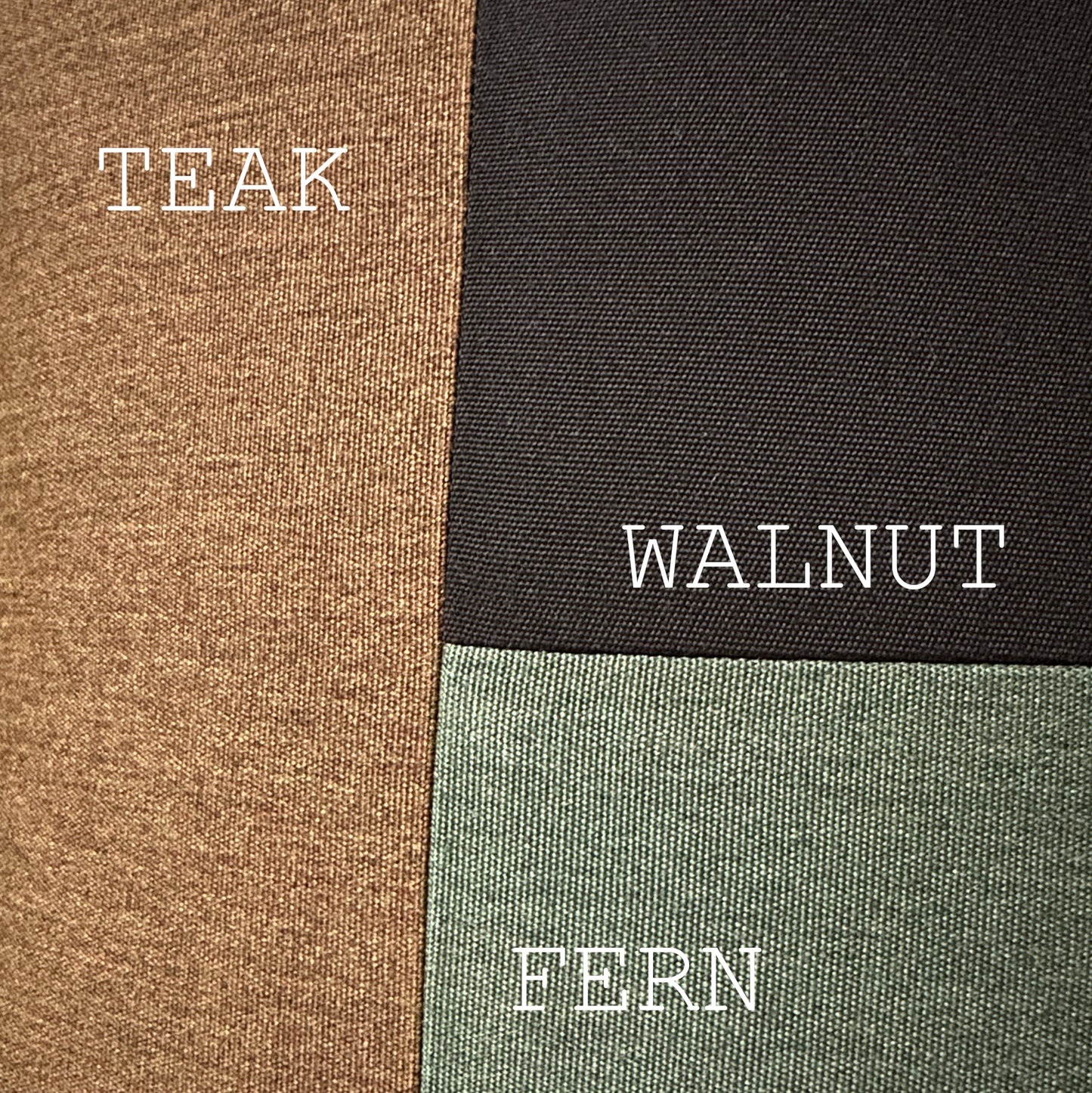 Fern Green & Brown Sunbrella® Outdoor Pillow Cover in Modern Color-Block