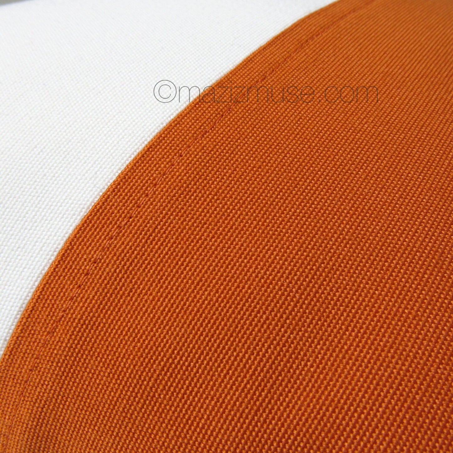 Modern Orange Outdoor Pillow Cover, Decorative Tuscan Sunbrella Cushion Cover