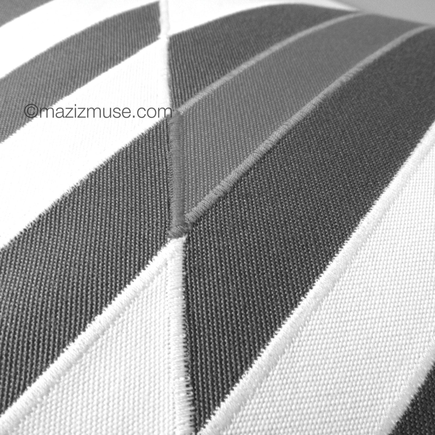 Decorative Lime Green & Grey Outdoor Pillow Cover, Modern Sunbrella Cushions