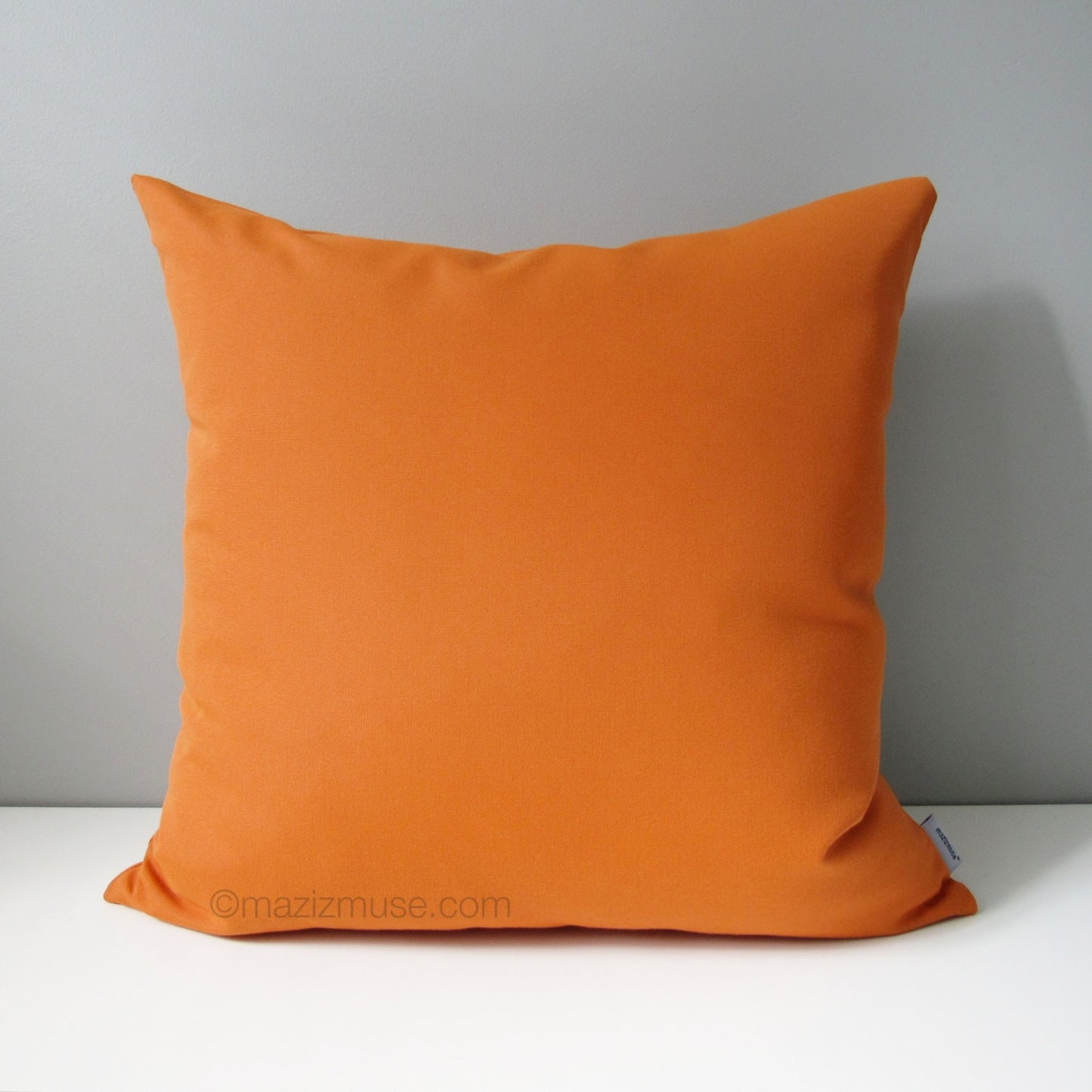 Tuscan Sunbrella® Outdoor Pillow Cover, Decorative Orange Cushion Cover