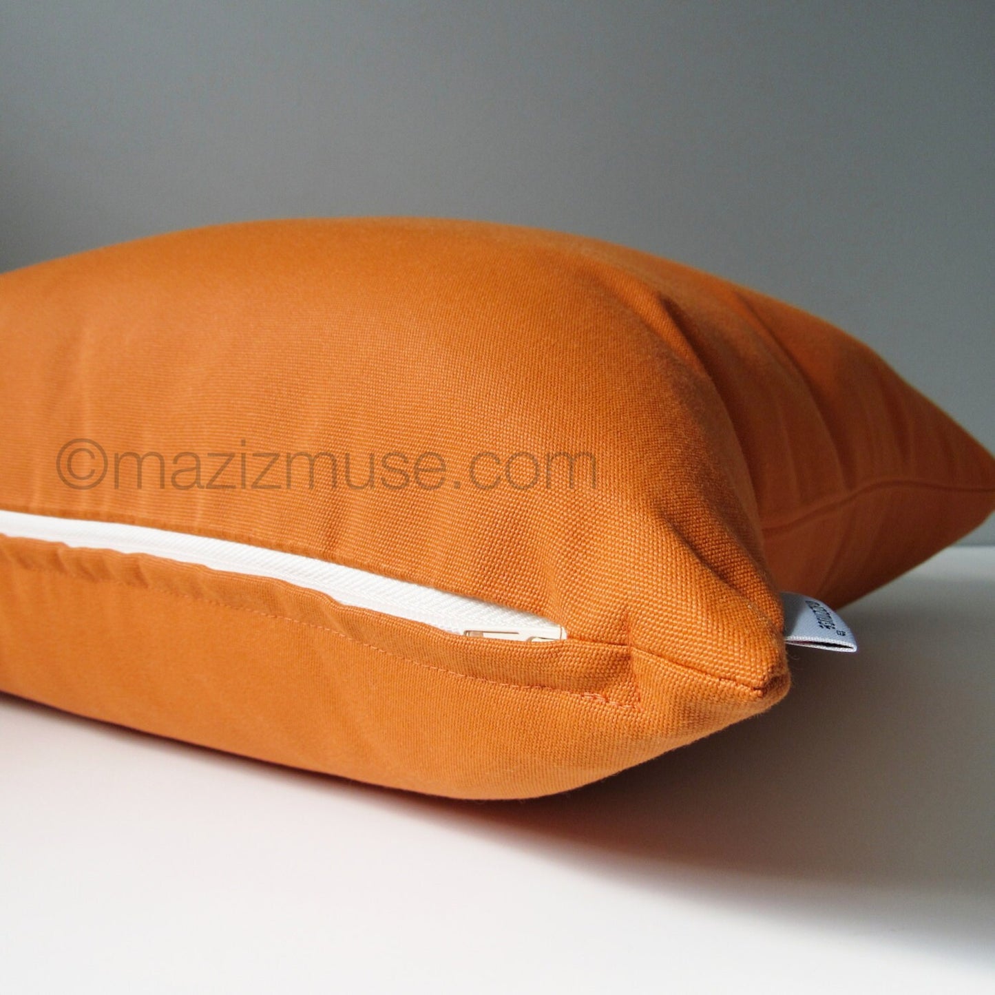 Tuscan Sunbrella® Outdoor Pillow Cover, Decorative Orange Cushion Cover